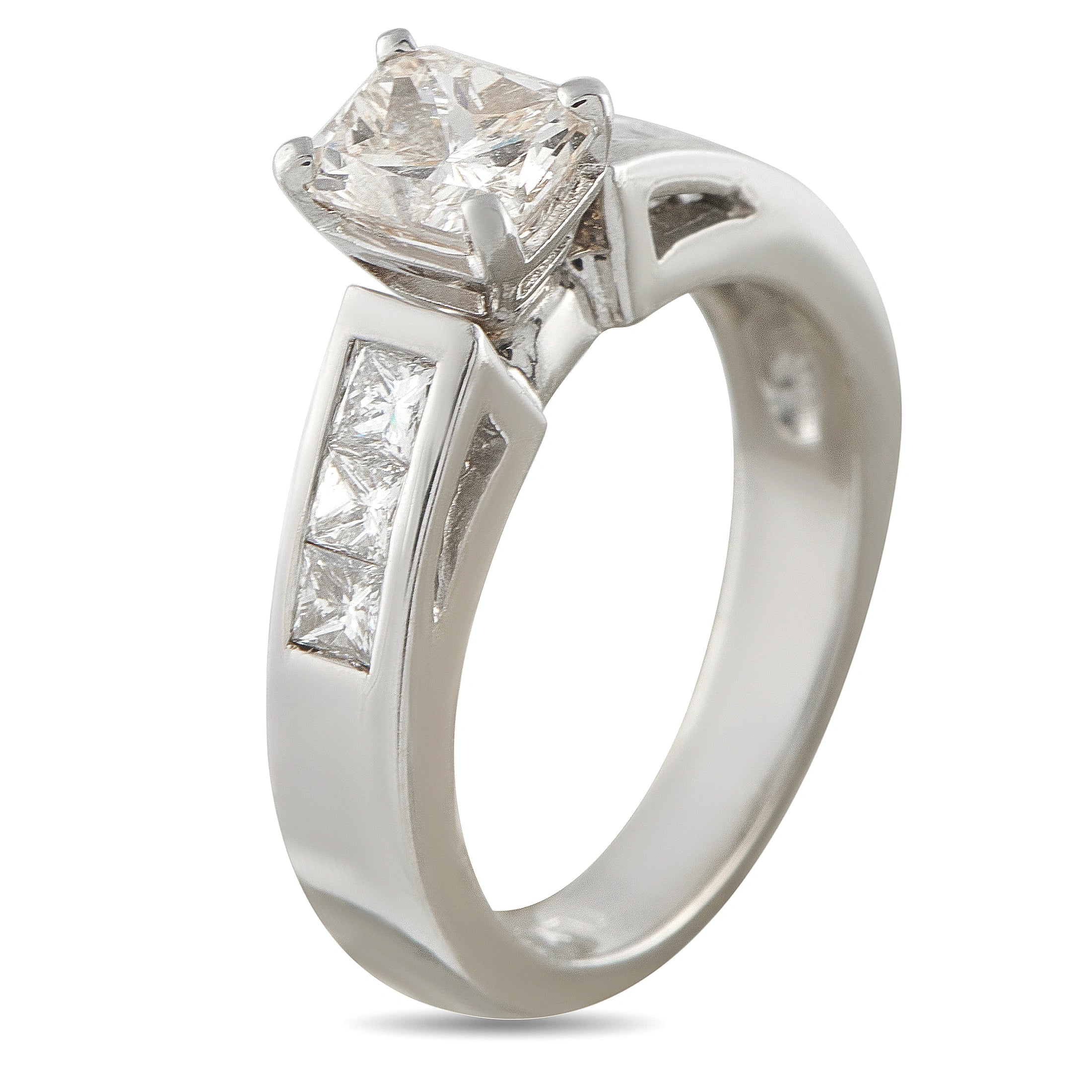 14K White Gold 1.72ct Diamond Ring