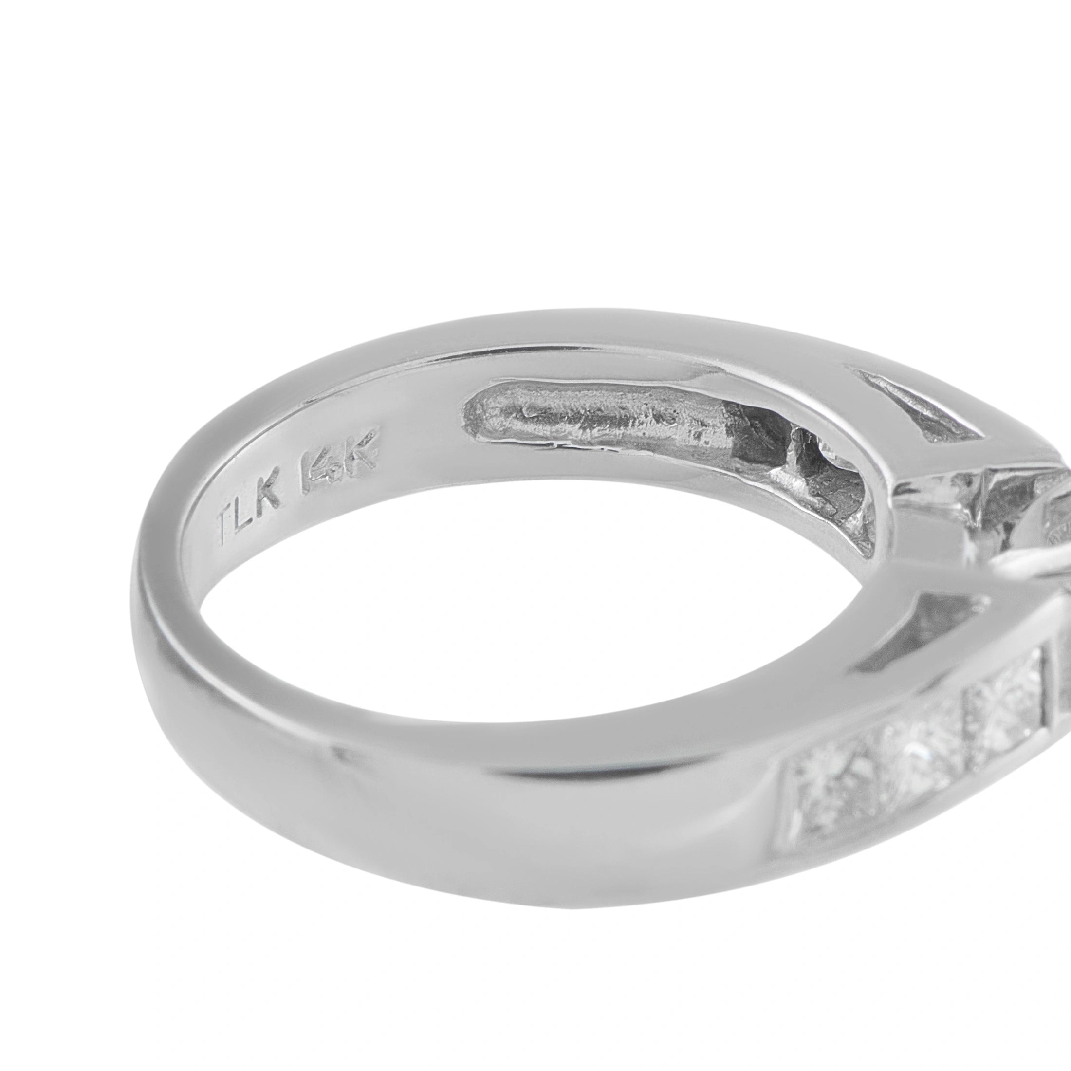 14K White Gold 1.72ct Diamond Ring