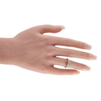 14K White Gold 1.20ct Diamond Three-Stone Ring