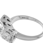 14K White Gold 1.20ct Diamond Three-Stone Ring