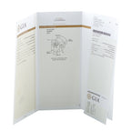 GIA diamond grading report booklet with folded pages
