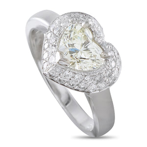 14K White Gold 1.56ct Diamond Ring