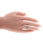 14K White Gold 0.83ct Diamond Ring