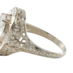 14K White Gold 0.83ct Diamond Ring