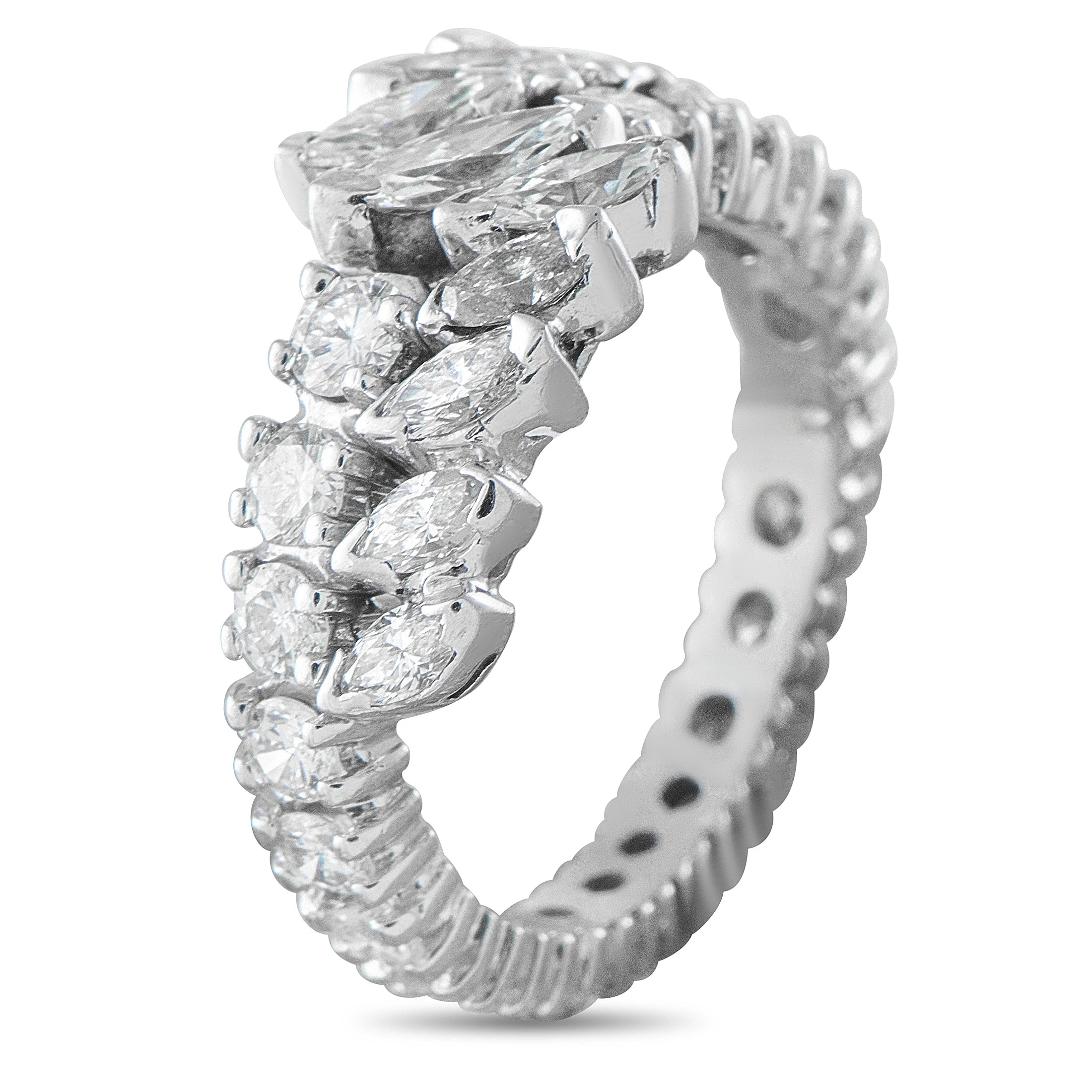 14K White Gold 2.20ct Diamond Ring