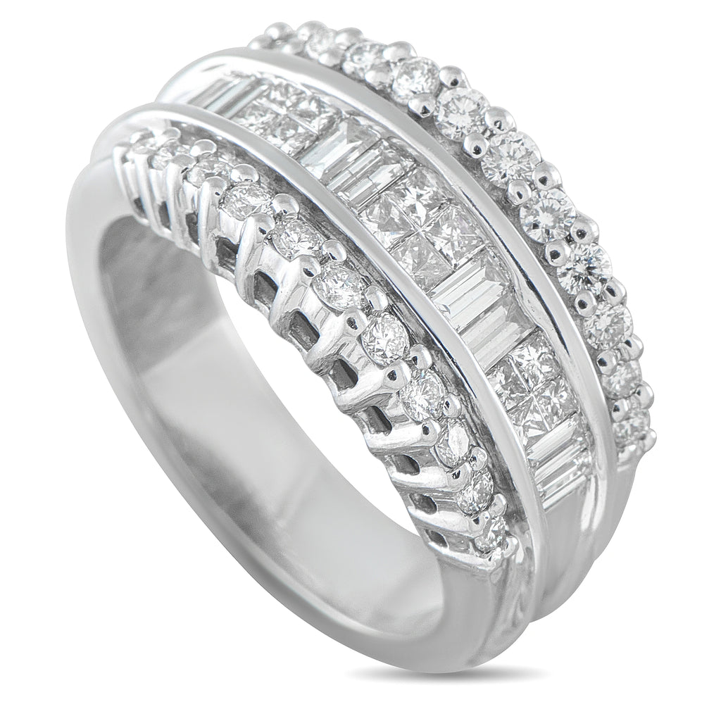 14K White Gold 1.0ct Diamond Ring