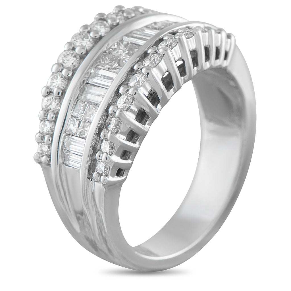 14K White Gold 1.0ct Diamond Ring
