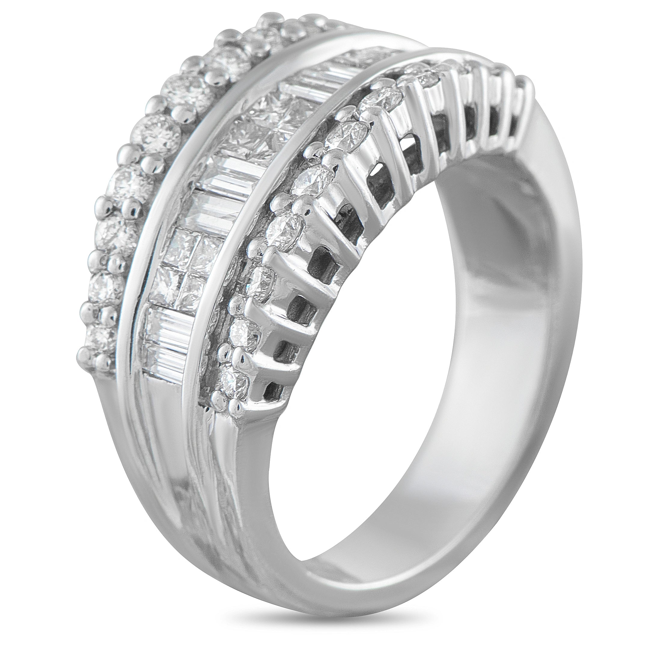 14K White Gold 1.0ct Diamond Ring