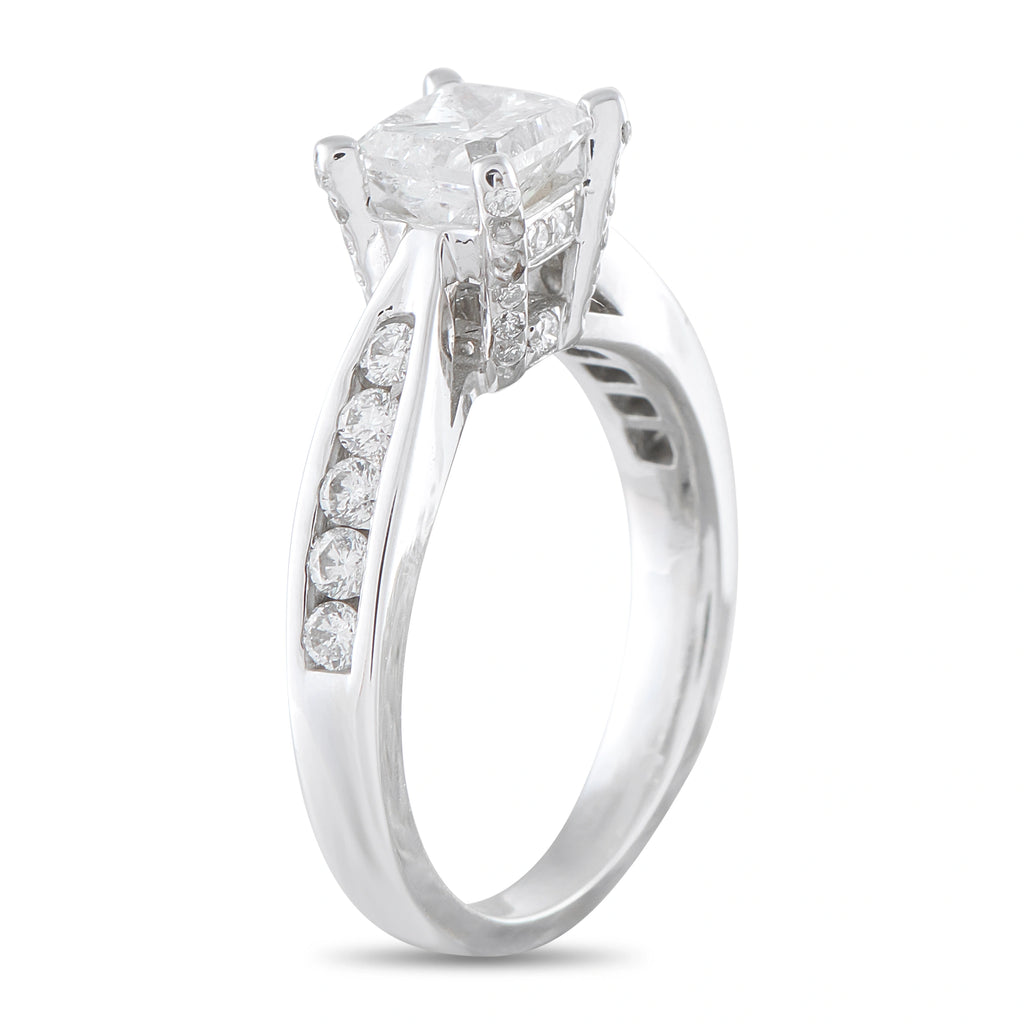 14K White Gold 1.38ct Diamond Ring
