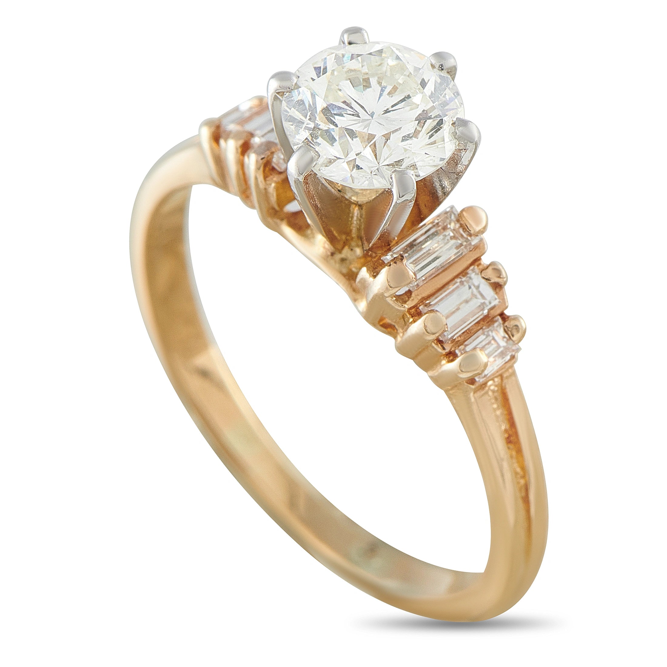 14K White Gold 1.10ct Diamond Ring