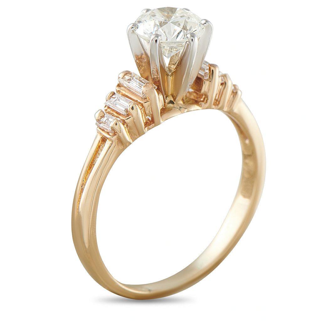 14K White Gold 1.10ct Diamond Ring