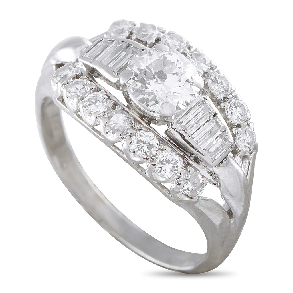 14K White Gold 1.82ct Diamond Ring
