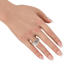 14K White Gold 4.60ct Diamond Ring