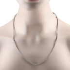 Exclusive 14K White Gold 15.26ct Lab-Grown Diamond Tennis Necklace