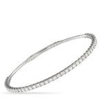 Exclusive 14K White Gold 1.90ct Lab-Grown Diamond Bangle Bracelet MF01-041725 – Get the luxe look without the high price with