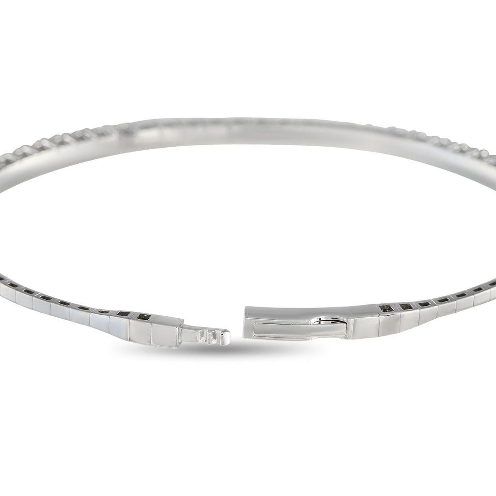 Exclusive 14K White Gold 1.90ct Lab-Grown Diamond Bangle