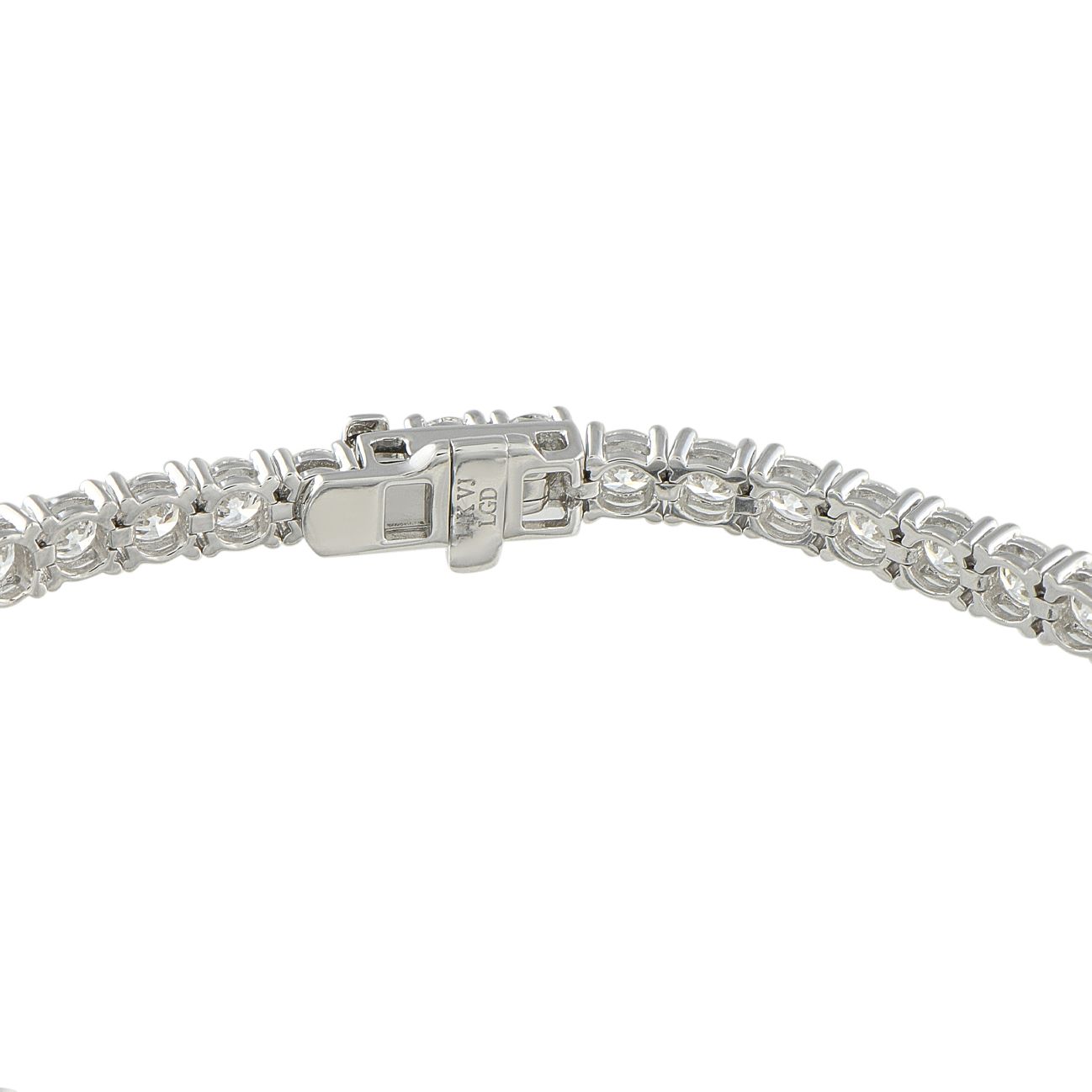 Exclusive 14K White Gold 6.30ct Lab-Grown Diamond Tennis Bracelet