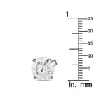 Exclusive 14K White Gold 4.0ct Lab-Grown Diamond Stud Earrings