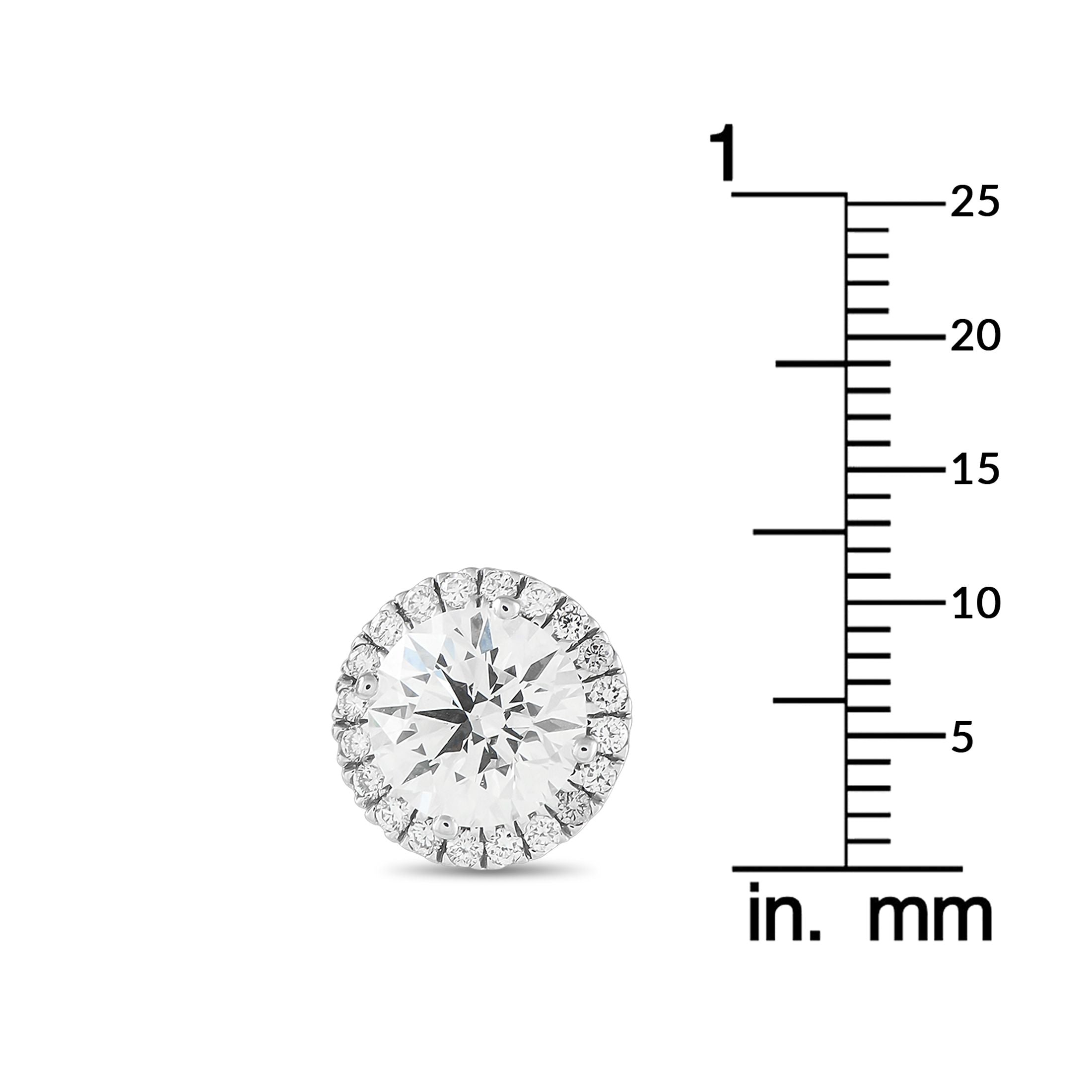 Exclusive 14K White Gold 4.40ct Lab-Grown Diamond Earrings