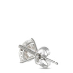 Exclusive 14K White Gold 4.0ct Lab-Grown Diamond Stud Earrings