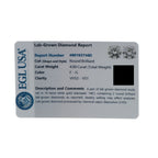 Exclusive 14K White Gold 4.0ct Lab-Grown Diamond Stud Earrings