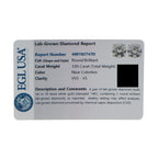 Exclusive 14K White Gold 3.05ct Lab-Grown Diamond Stud Earrings