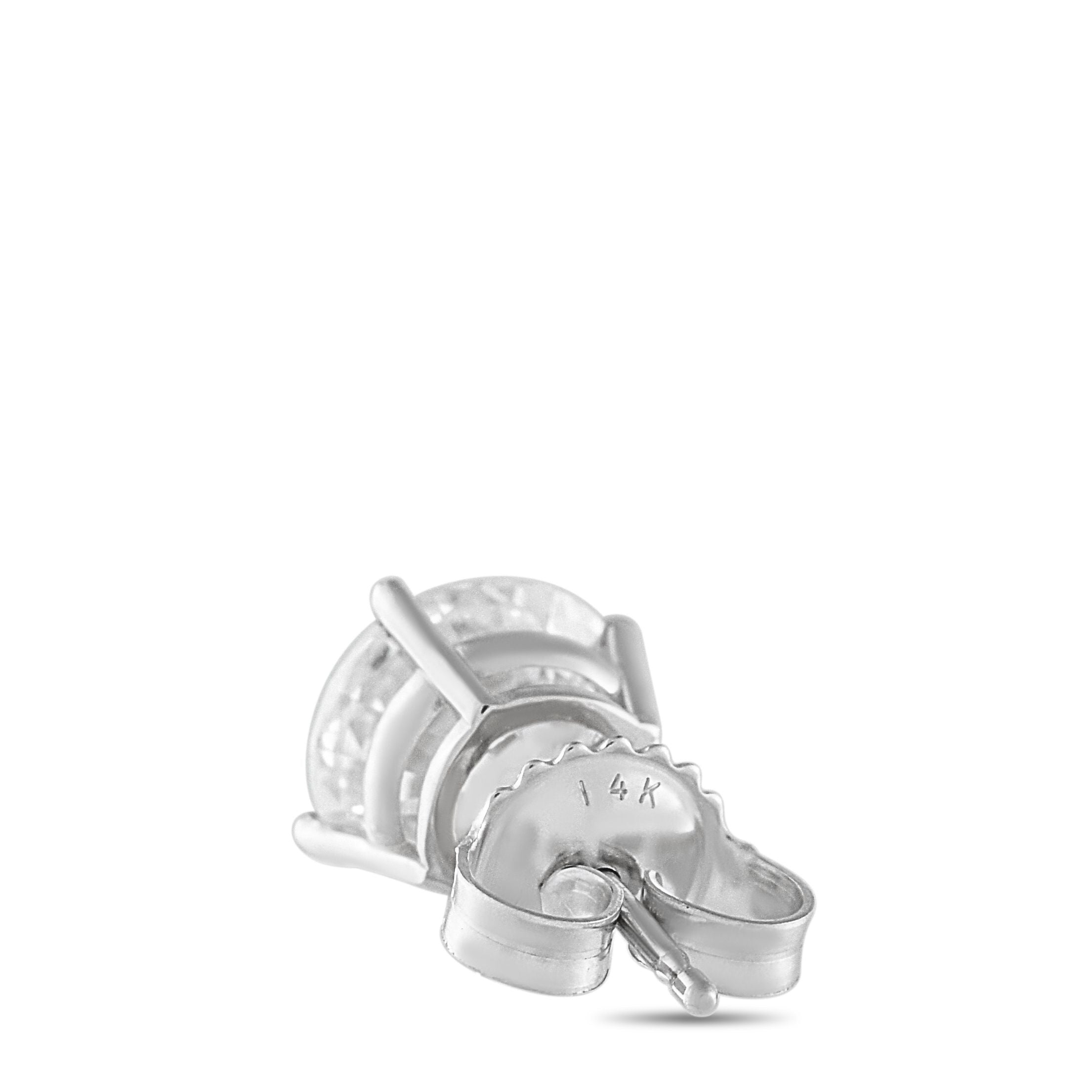 Exclusive 14K White Gold 3.50ct Lab-Grown Diamond Stud Earrings