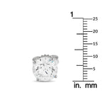Exclusive 14K White Gold 3.50ct Lab-Grown Diamond Stud Earrings