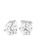 Exclusive 14K White Gold 4.10ct Lab-Grown Diamond Stud Earrings LG03-091225 – These timeless stud earrings make it easy to ad