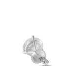 14K White Gold 4.10ct Lab-Grown Diamond Stud Earrings