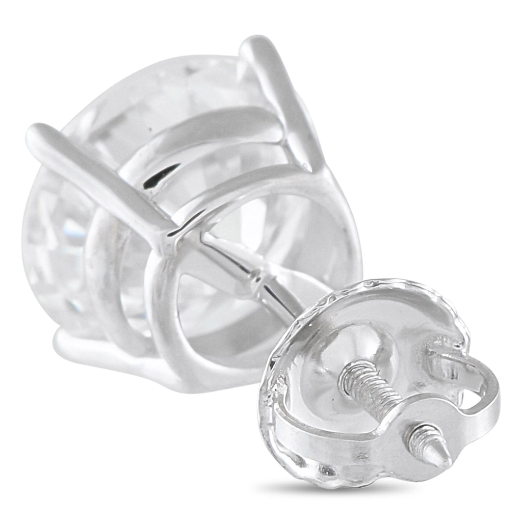 Exclusive 14K White Gold 3.10 ct Lab-Grown Diamond Stud Earrings