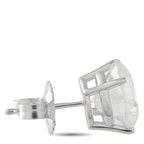 14K White Gold 5.0ct Lab-Grown Diamond Stud Earrings