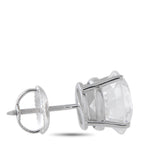 14K White Gold 4.60ct Lab-Grown Diamond Stud Earrings