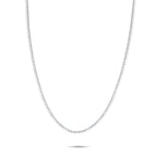 14K White Gold 7.25ct Lab-Grown Diamond Tennis Necklace