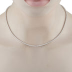 Exclusive 14K White Gold 7.25ct Lab-Grown Diamond Tennis Necklace