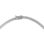 14K White Gold 11.10ct Lab-Grown Diamond Tennis Necklace