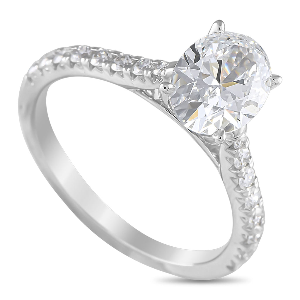 Exclusive 14K White Gold 2.03ct Lab-Grown Diamond Ring MF25-041725 – Brilliant Lab Grown Diamonds with a total weight of 2