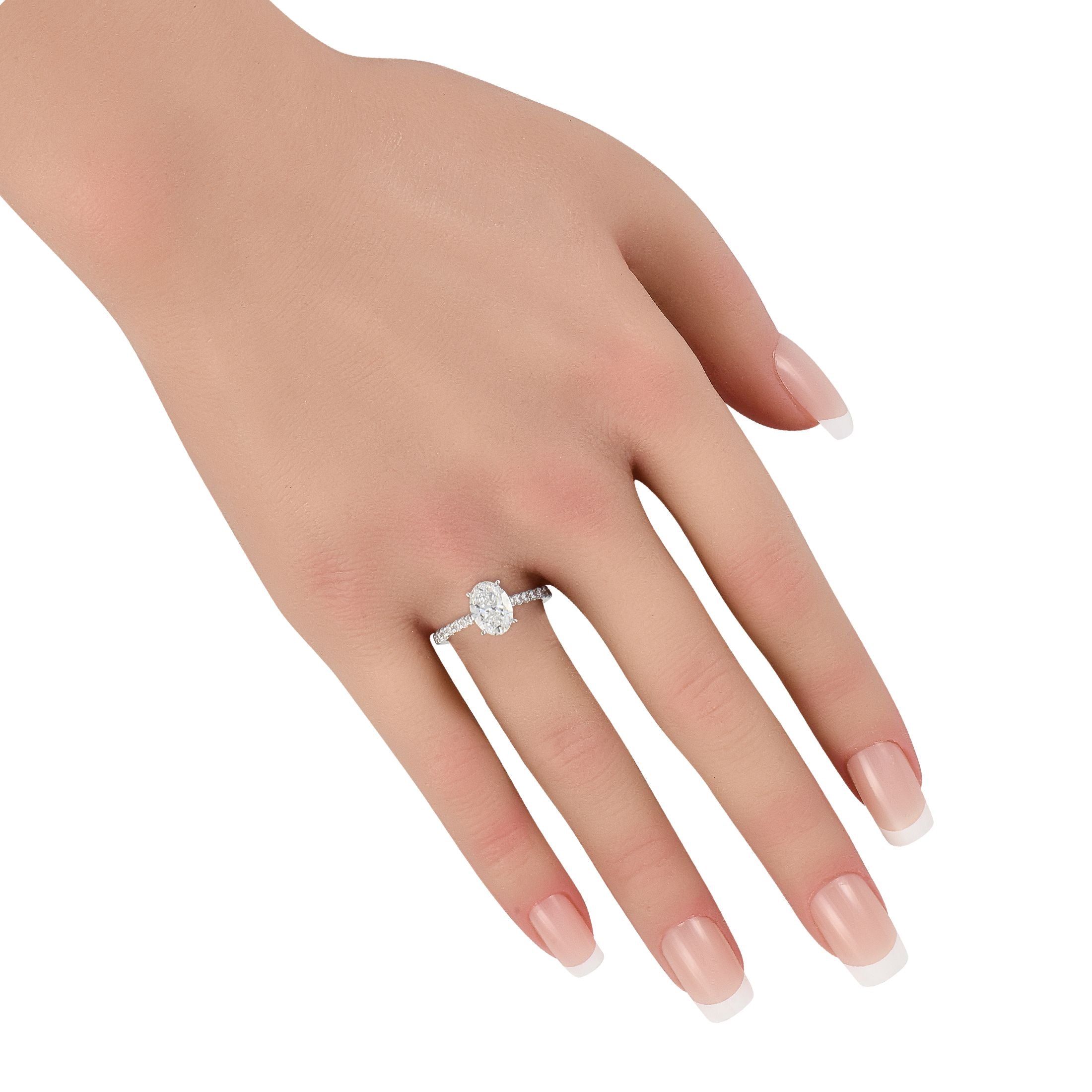 Exclusive 14K White Gold 2.03ct Lab-Grown Diamond Ring