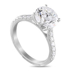 14K White Gold 3.37ct Lab-Grown Diamond Ring
