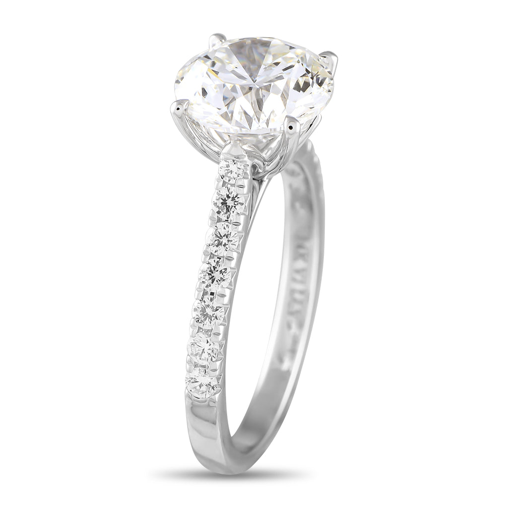 14K White Gold 3.37ct Lab-Grown Diamond Ring