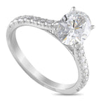 Exclusive 14K White Gold 1.48ct Lab-Grown Diamond Ring MF27-041725 – This dazzling ring features a breathtaking design that w