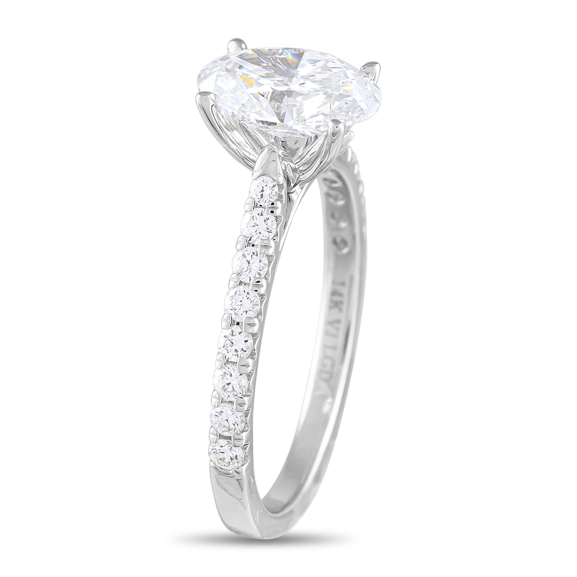 Exclusive 14K White Gold 1.48ct Lab-Grown Diamond Ring