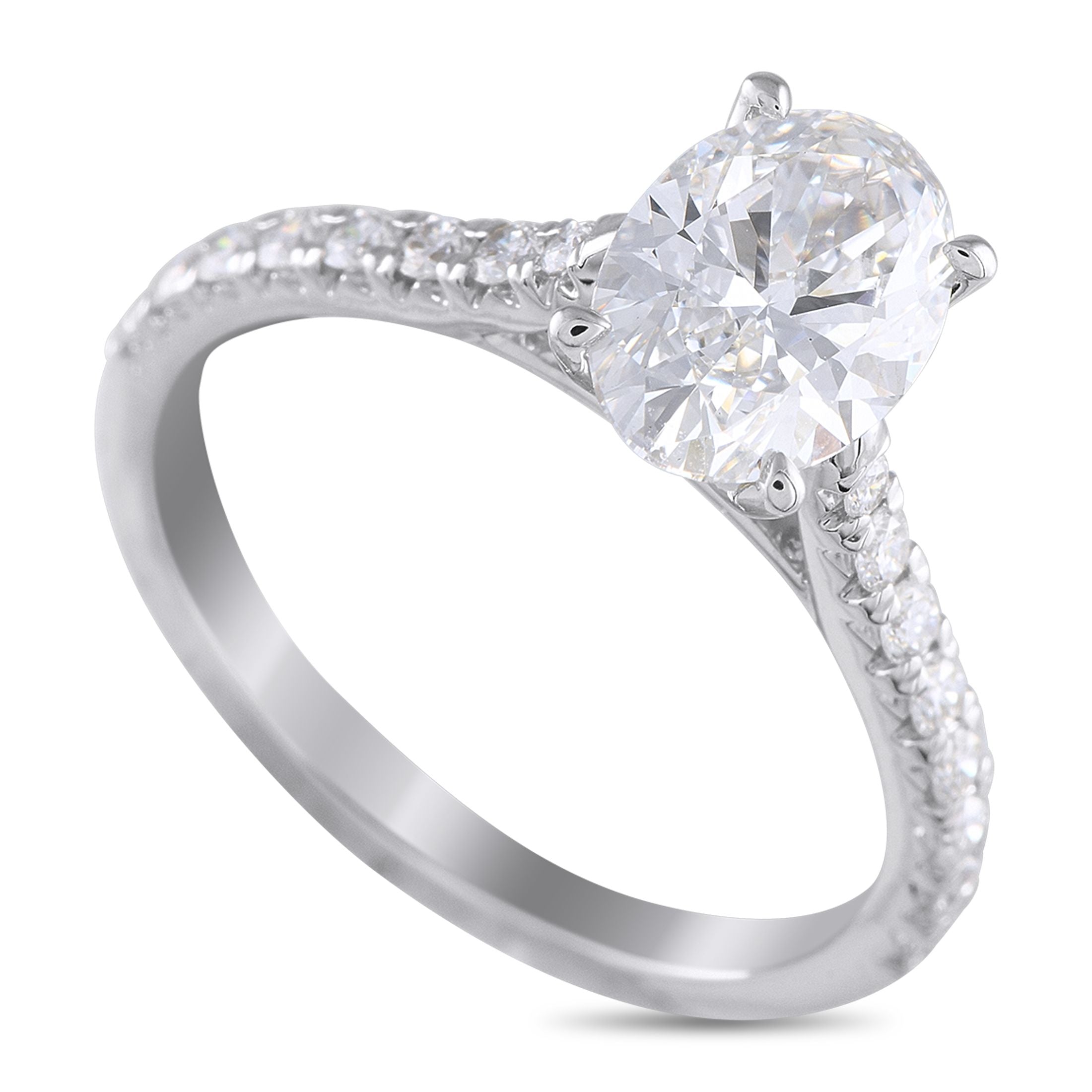 Exclusive 14K White Gold 1.94ct Lab-Grown Diamond Ring MF29-041725 – This luxury ring is simply stunning