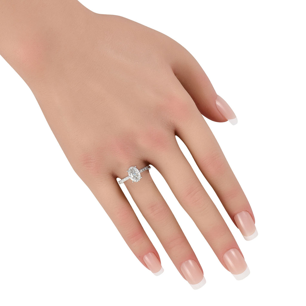 Exclusive 14K White Gold 1.94ct Lab-Grown Diamond Ring