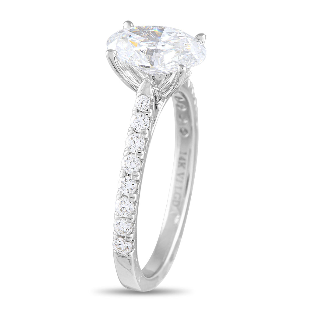 Exclusive 14K White Gold 2.01ct Lab-Grown Diamond Ring
