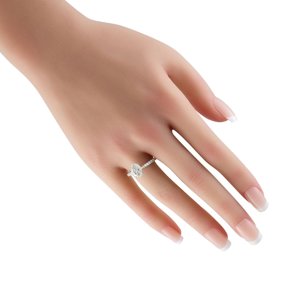 Exclusive 14K White Gold 1.92ct Lab-Grown Diamond Ring