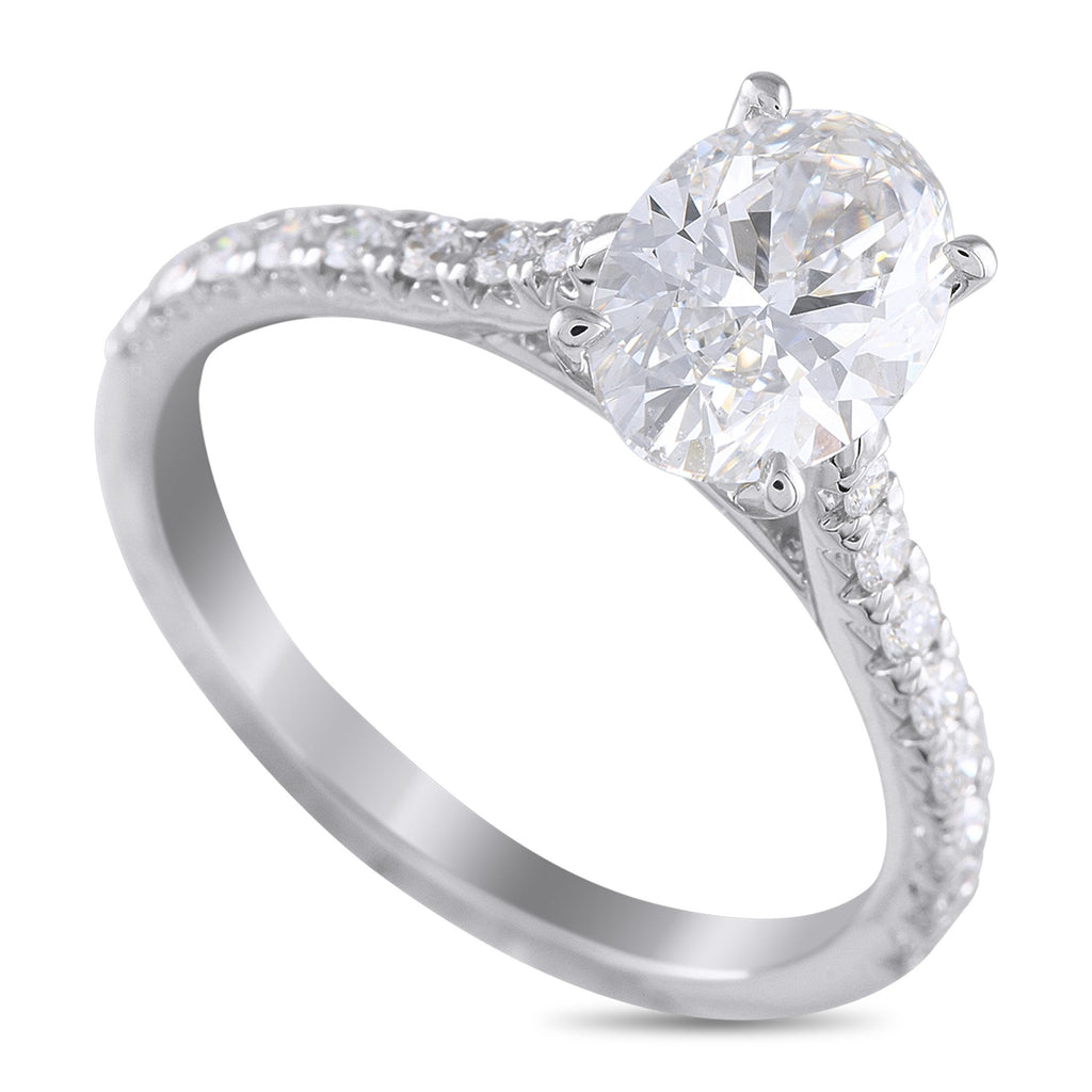 Exclusive 14K White Gold 1.84ct Lab-Grown Diamond Ring MF40-041725 – This luxury ring will continually make a stylish stateme