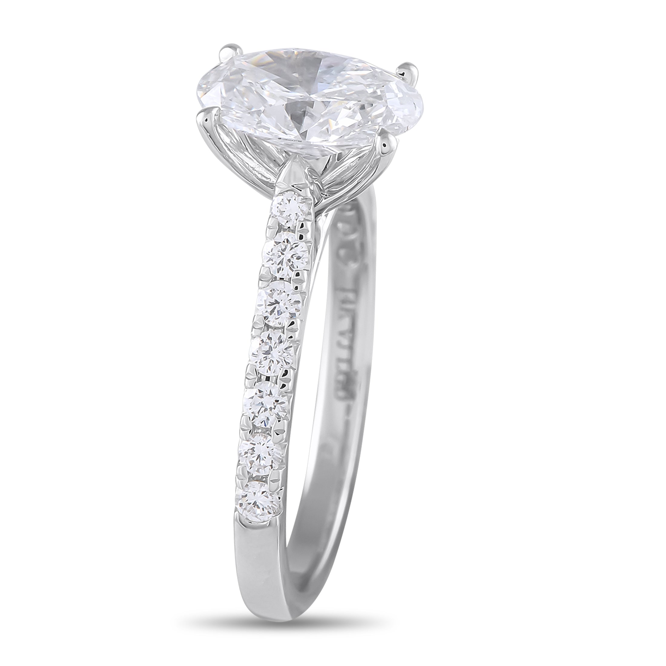 14K White Gold 2.11ct Lab-Grown Diamond Ring