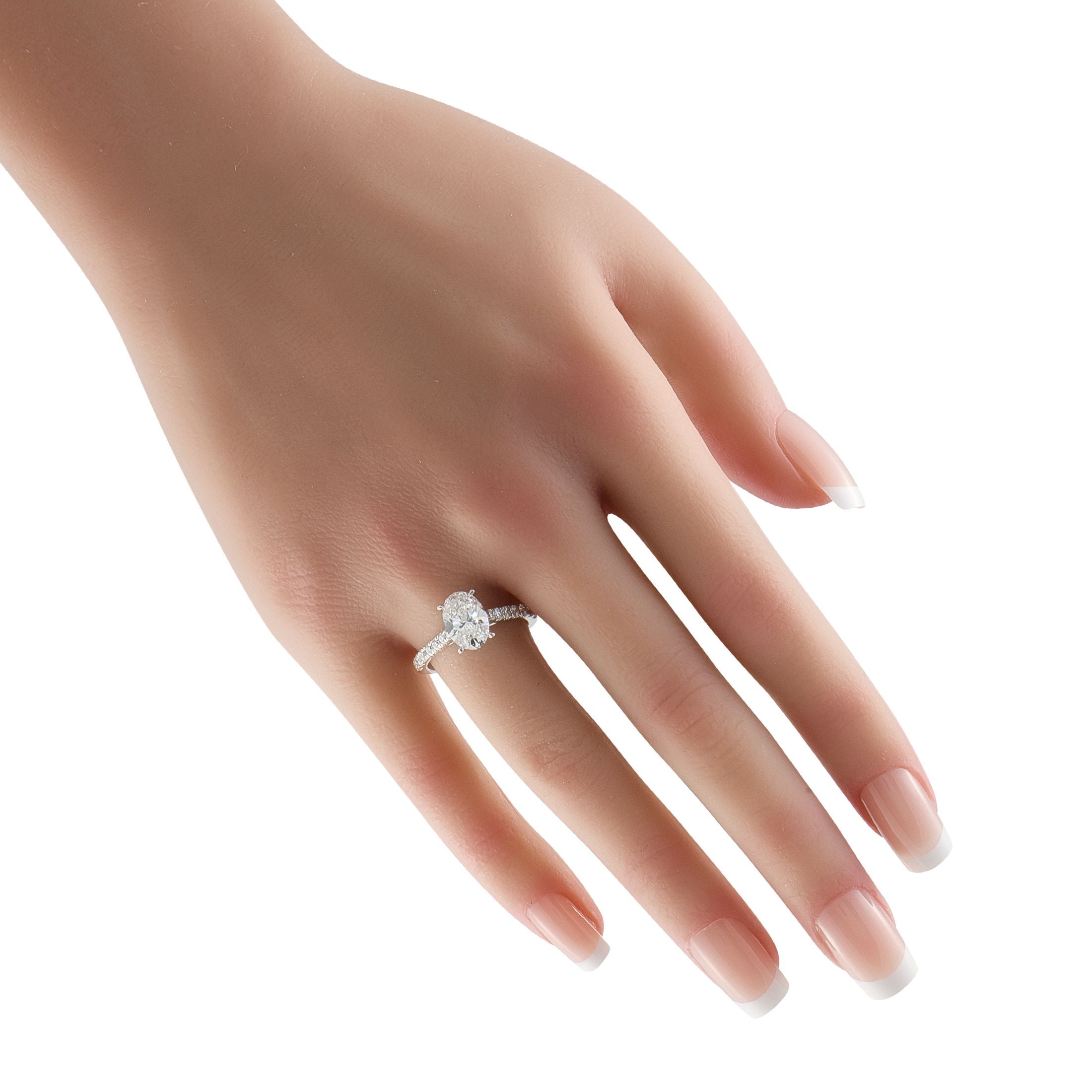 Exclusive 14K White Gold 2.11ct Lab-Grown Diamond Ring