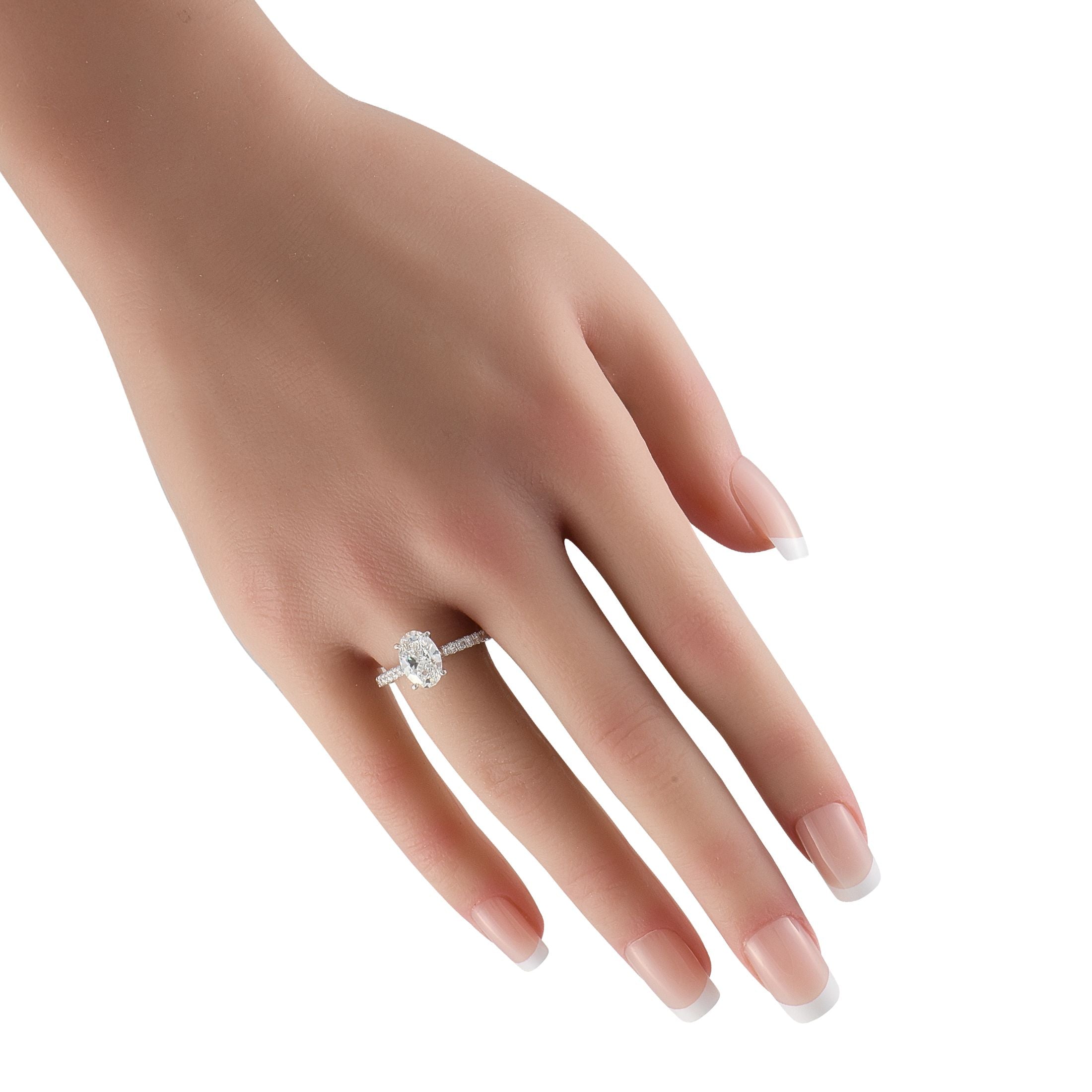 Exclusive 14K White Gold 2.08ct Lab-Grown Diamond Ring